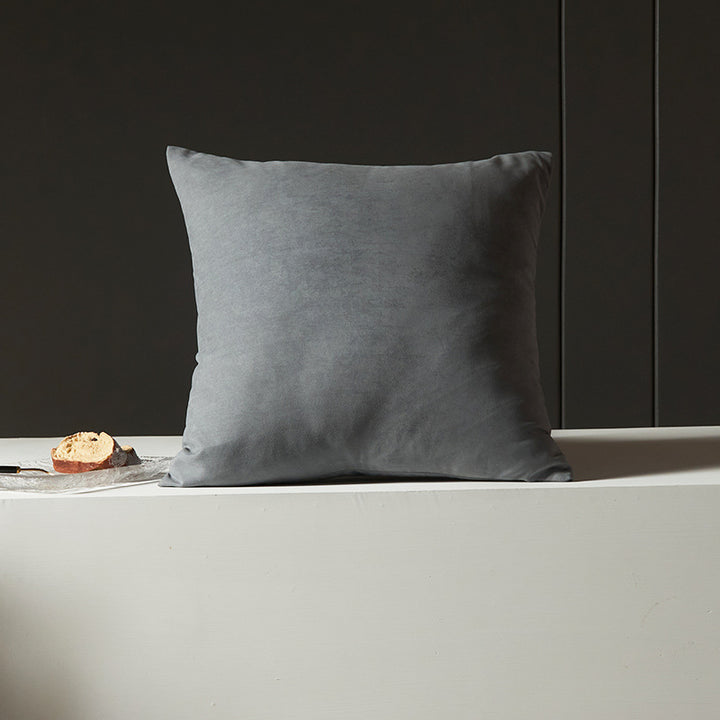Soft Faux Suede Throw Pillow