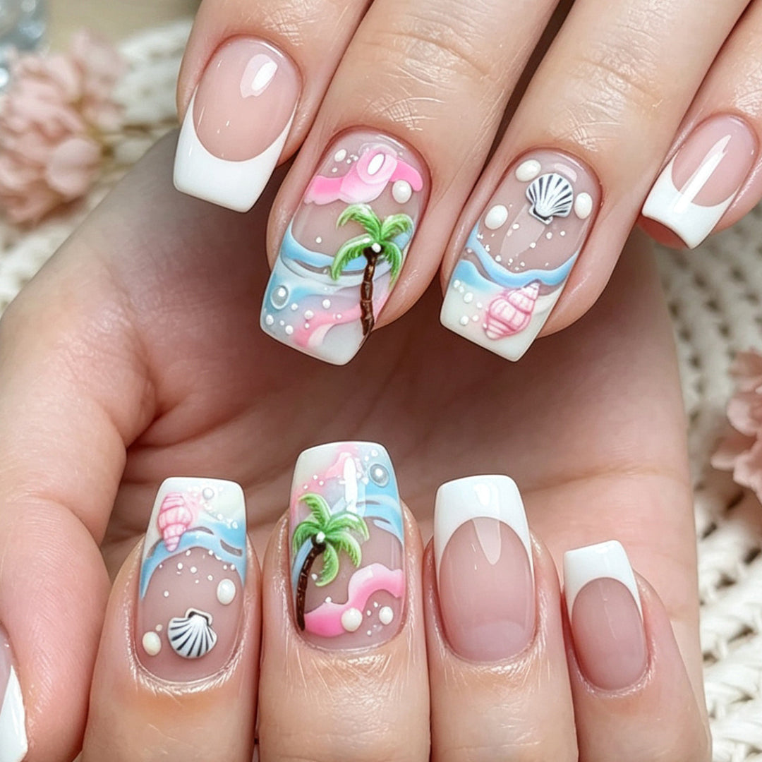 Nail Art In Maritime Sea Motif Kalsten