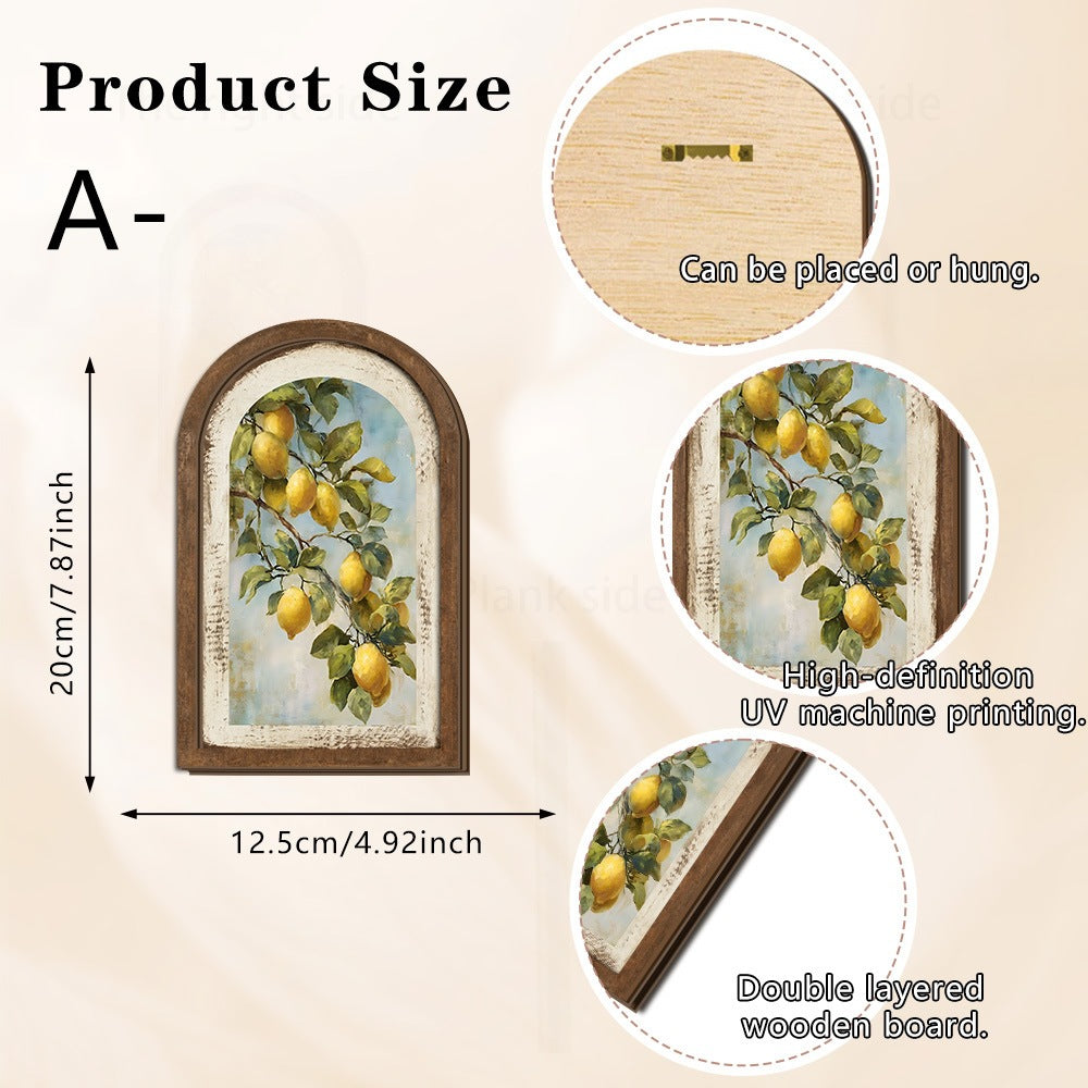 Wall decoration with lemon pattern Kalsten