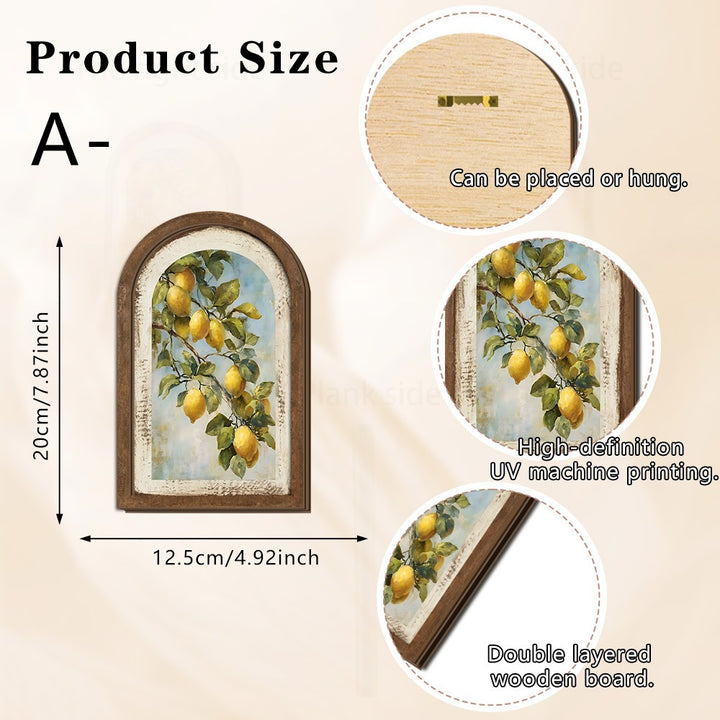 Wall decoration with lemon pattern Kalsten