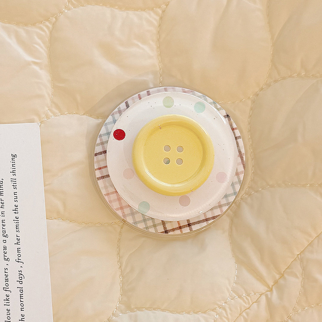 Decorative coaster in button design Kalsten