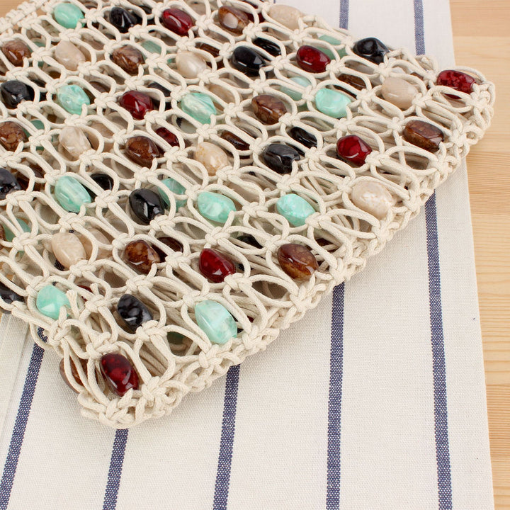 Handbag with Colorful Decorative Element Kalsten