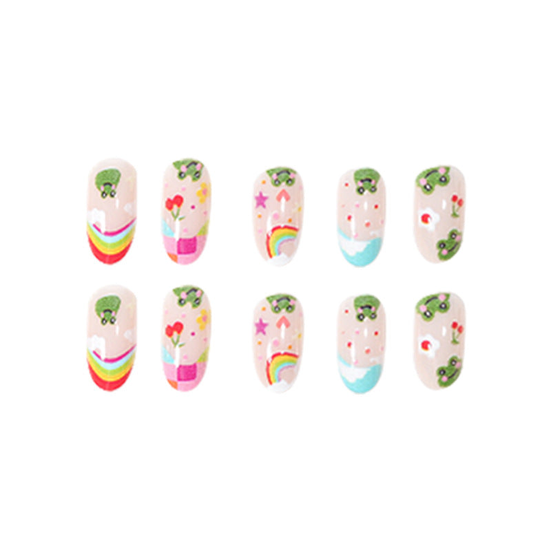 Artistic Press-On Nail Design Kalsten