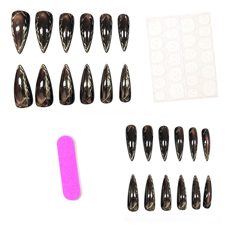 Elegant Stiletto Nail Extensions Kalsten