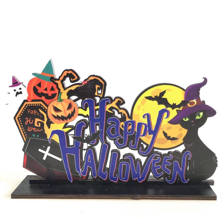 Halloween-Themed Decorative Table Centerpiece