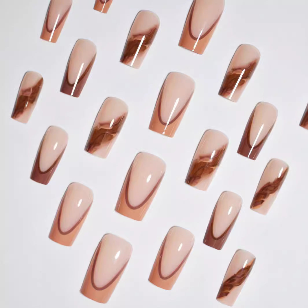 Marble Art Acrylic Nail Enhancements Kalsten