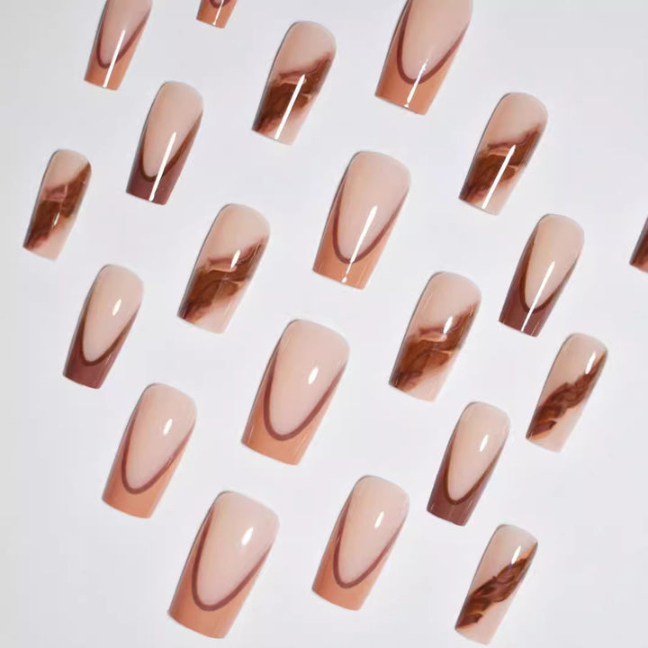 Marble Art Acrylic Nail Enhancements Kalsten