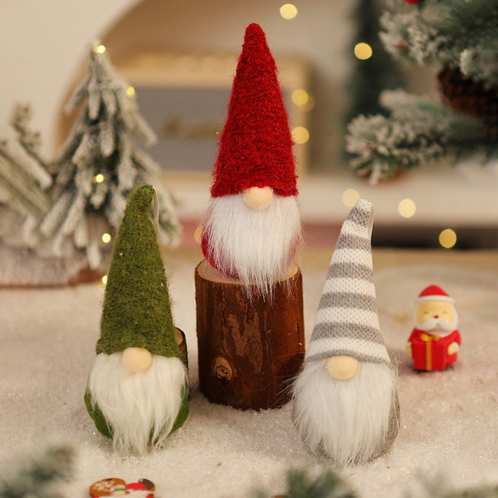 Decorative Felt Santa Gnome Ornament Kalsten