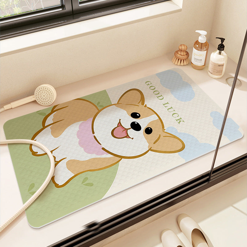 Cute Cartoon Duck Bath Mat