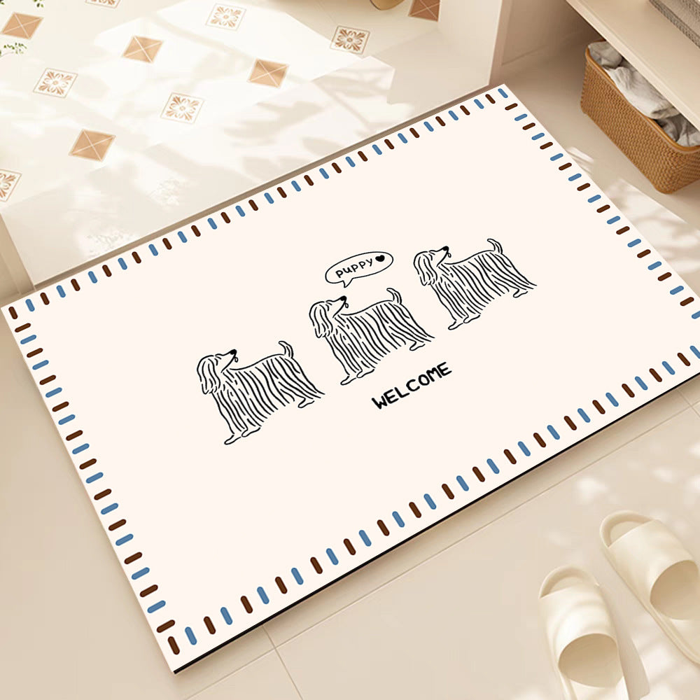 Cartoon Cat Area Rug