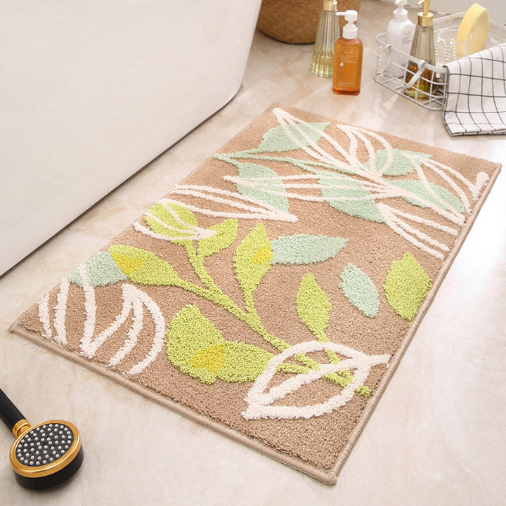 Leaf Pattern Area Rug for Home Decor