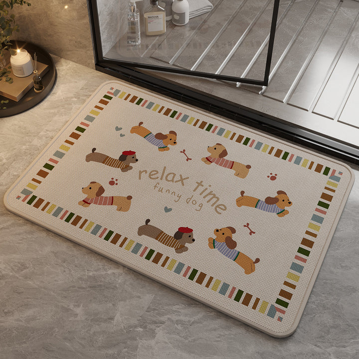Funny Dog Indoor Mat Kalsten