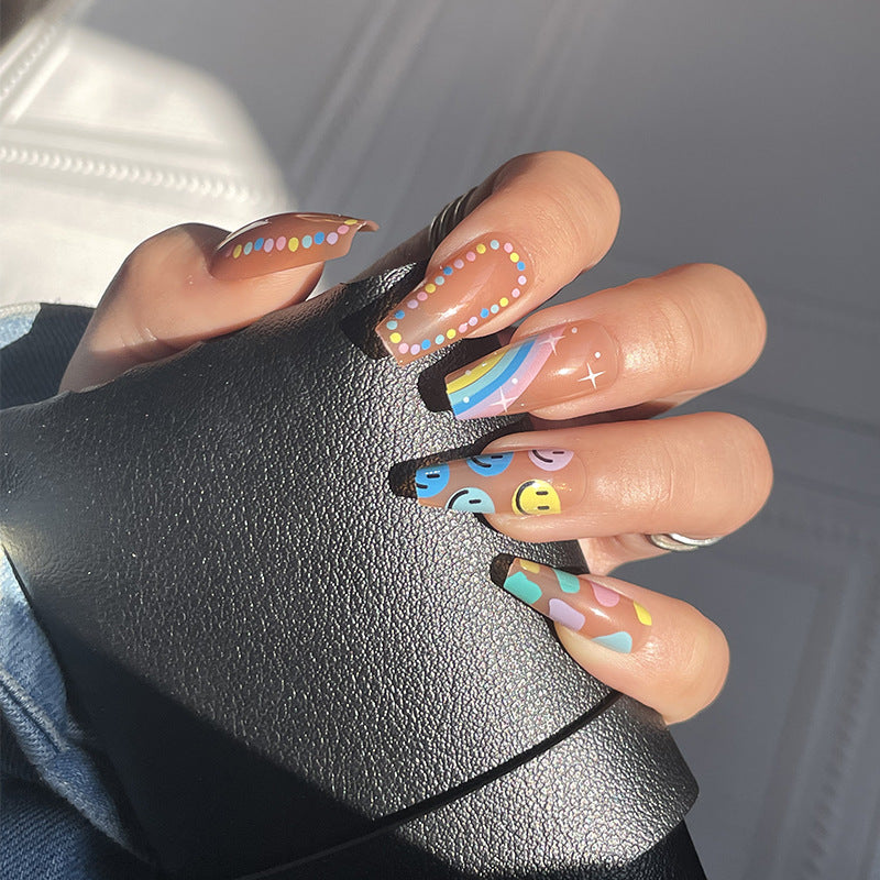 Artistic Abstract Pattern Press-On Nails Kalsten