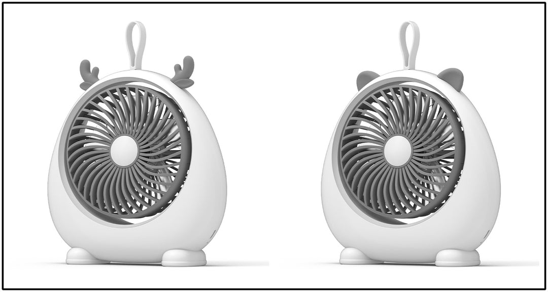 Ladies innovative mini fan in animal motif Kalsten