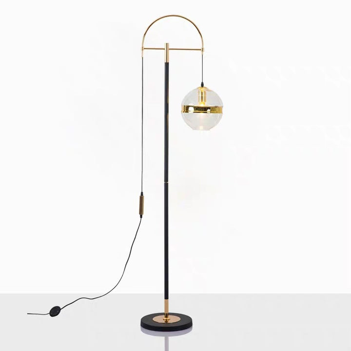 Modern Minimalist Floor Lamp with Globe Shade