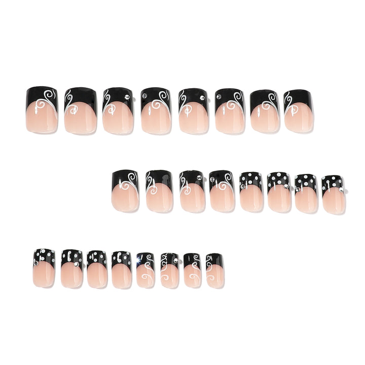 Artful nail art with modern embellishments and accents Kalsten