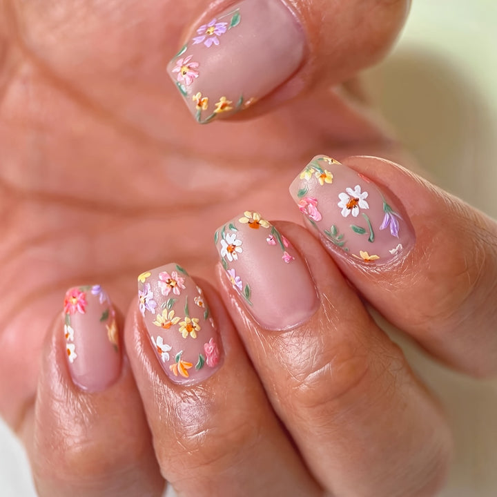 Floral Artfully Designed Nail Wraps Kalsten