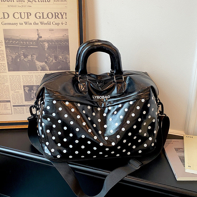 Stylish Polka Dot Travel Duffel Bag Kalsten