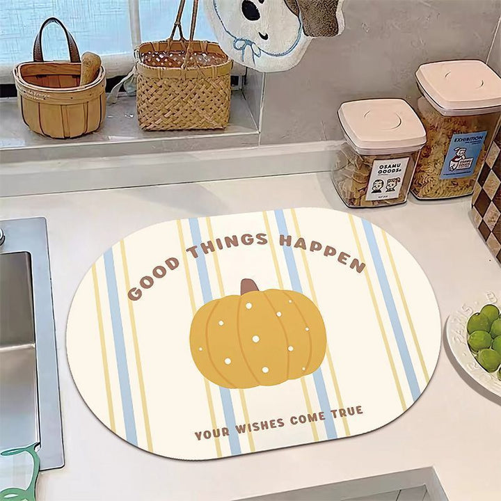 Decorative Motivational Kitchen Mat for Home Decor