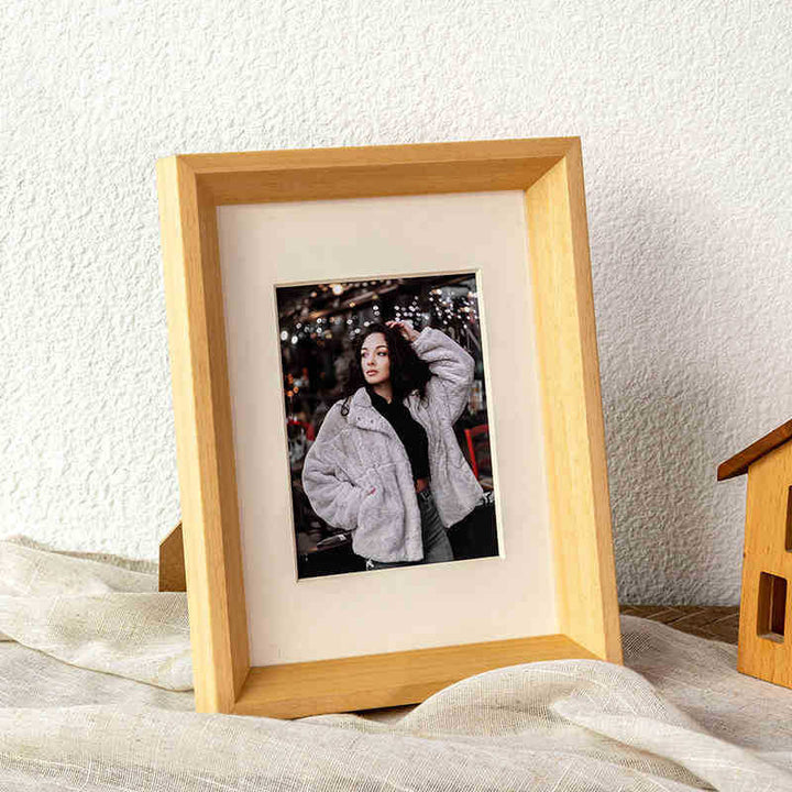 Wooden Photo Frame for Home Decor Display