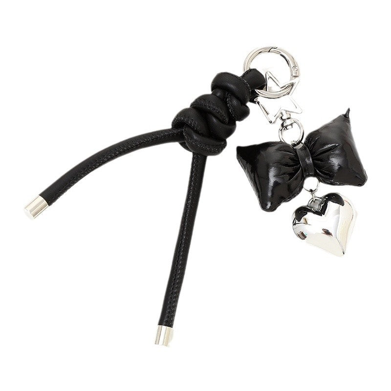 Fashionable Bow and Heart Keychain kalsten