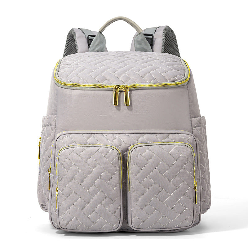 Quilted Multi-Compartment Elegant Backpack Kalsten