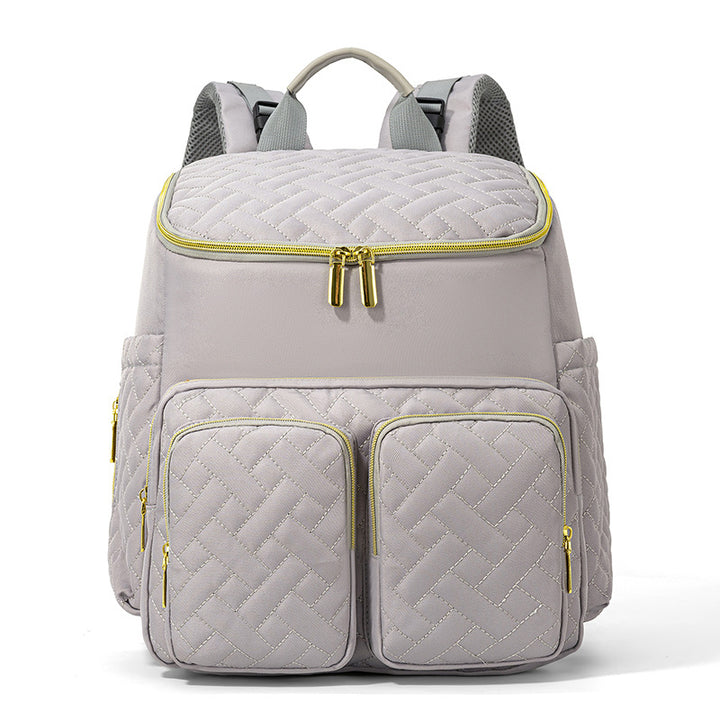 Quilted Multi-Compartment Elegant Backpack Kalsten