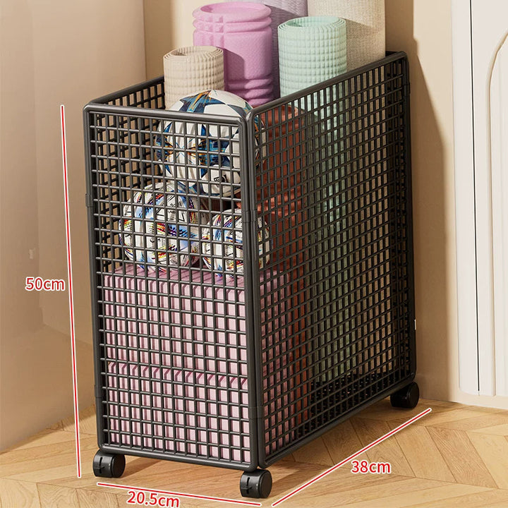 Versatile Rolling Storage Cart with Dividers Kalsten