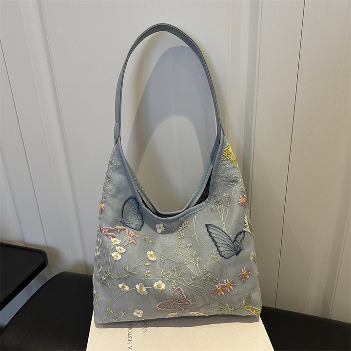 Elegant Butterfly-Embellished Shoulder Bag
