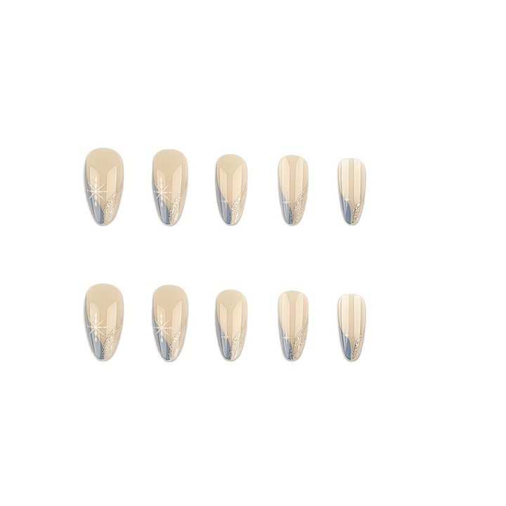 Artistic nail embellishment with snowflake accents Kalsten