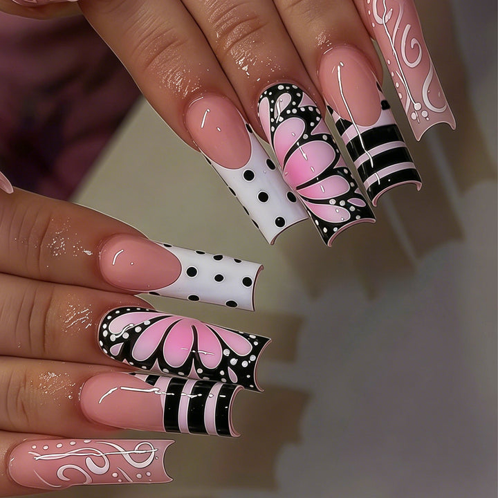 Artistic Butterfly Nail Design Kalsten
