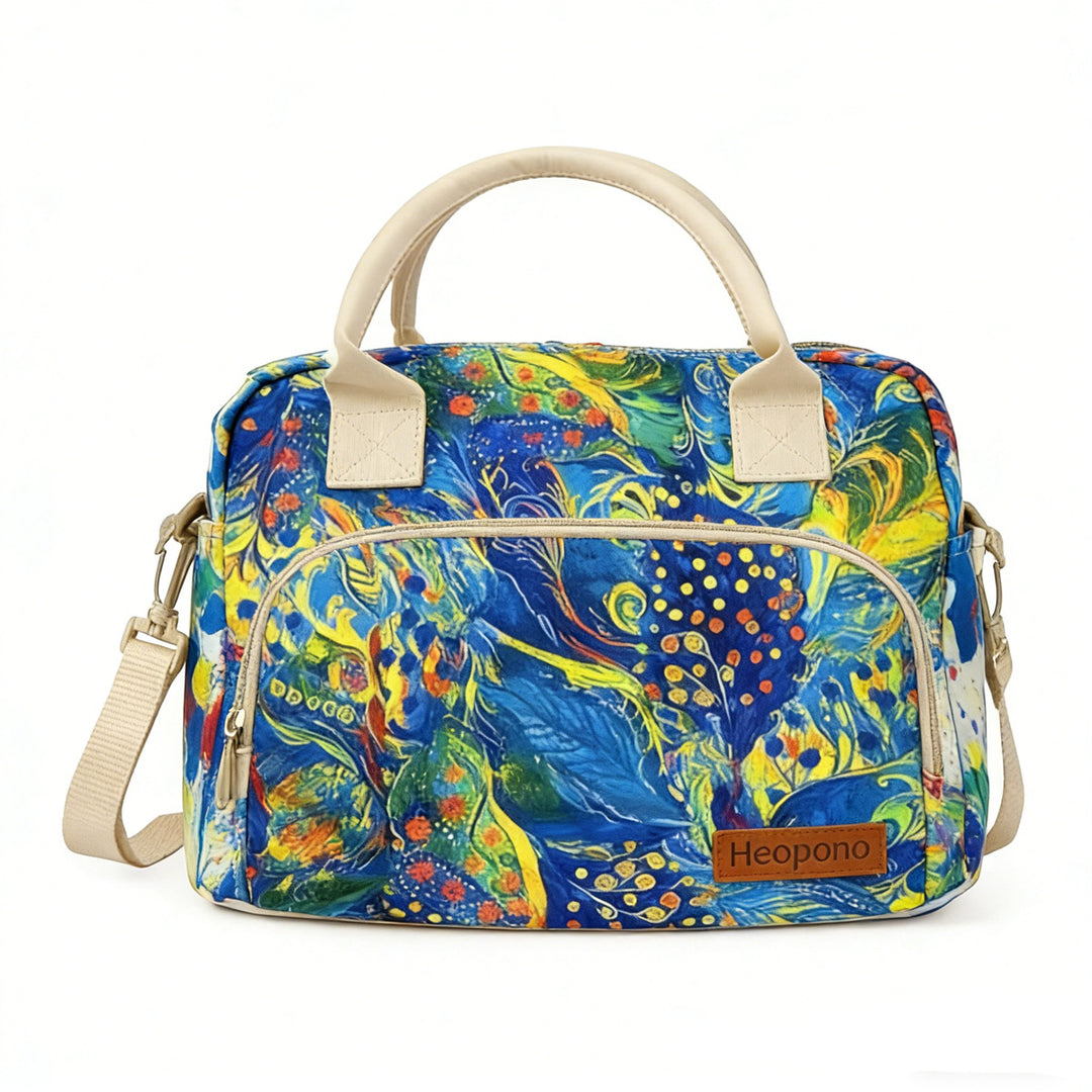 Insulated Leopard Print Food Carrier