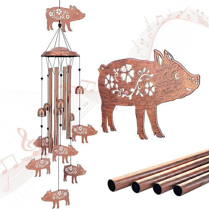 Decorative Wind Chime with Dachshund Design Kalsten