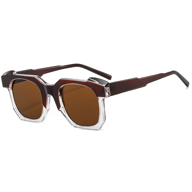 Women's fashionable sunglasses in square design with contrasting frame Kalsten
