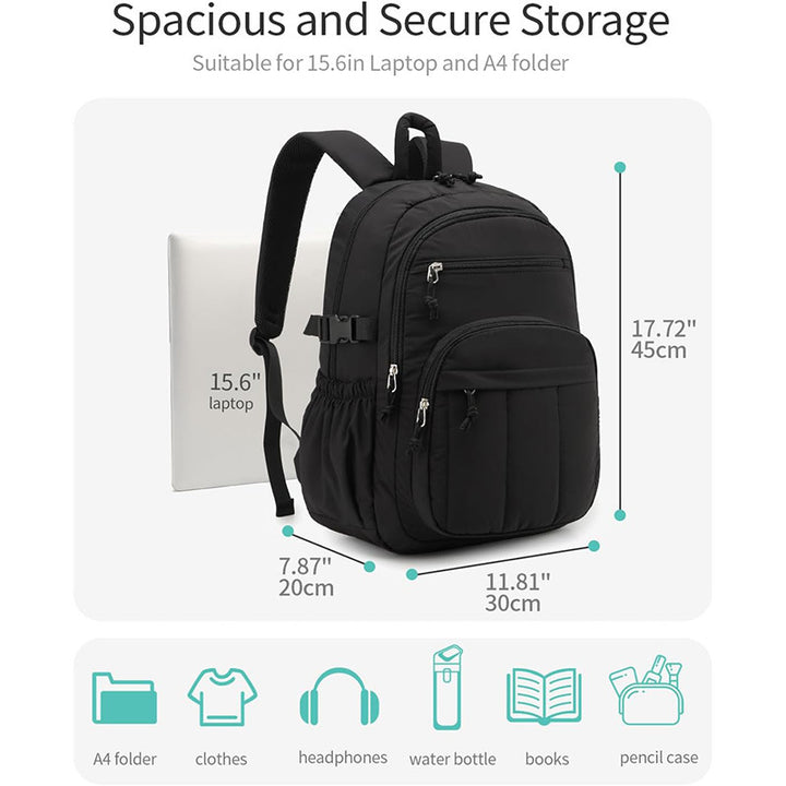 Versatile Travel Backpack with Insulated Drink Holder Kalsten