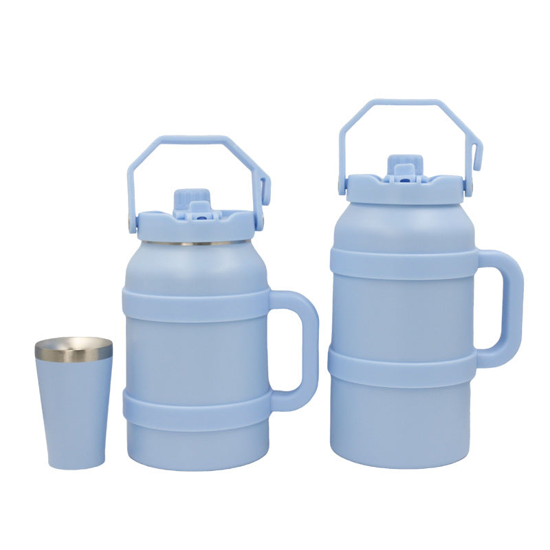 Ladies Insulated Stainless Steel Drinking Bottle with Practical Handle and Double Wall Technology Kalsten