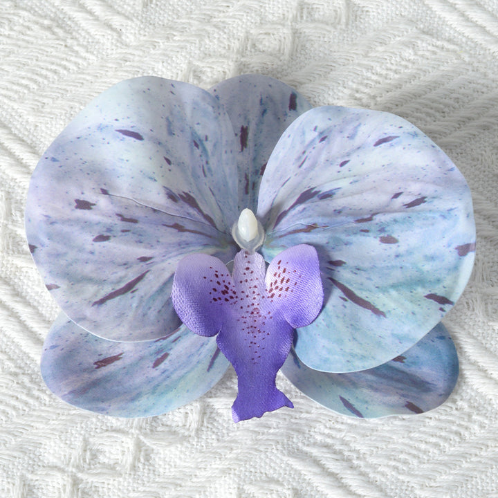 Elegant Artificial Orchid Hair Clip