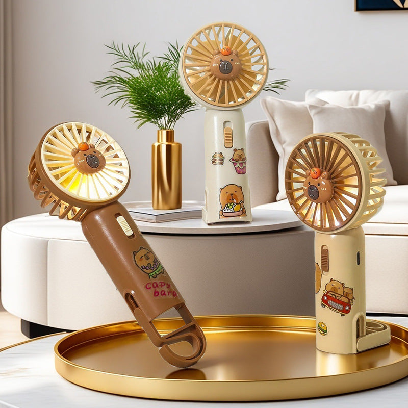 Women's Portable Mini Hand Fan with Creative Animal Designs Kalsten