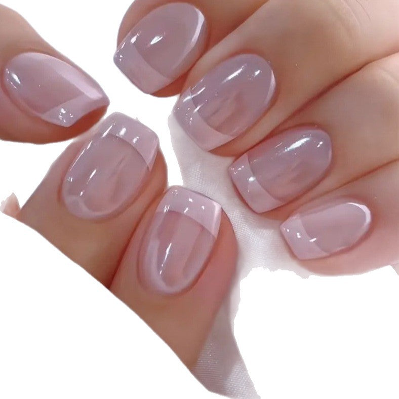 Elegant French Tip Acrylic Nail Enhancements Kalsten 1789915301