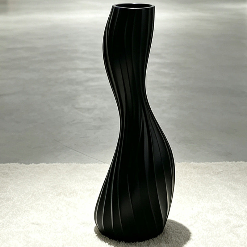 Elegant Twisted Decorative Floor Vase Kalsten