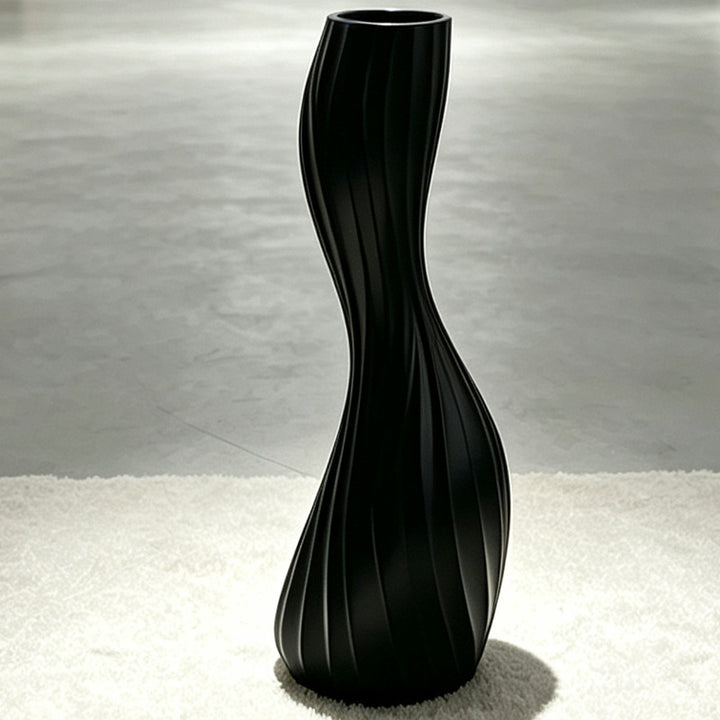 Elegant Twisted Decorative Floor Vase Kalsten