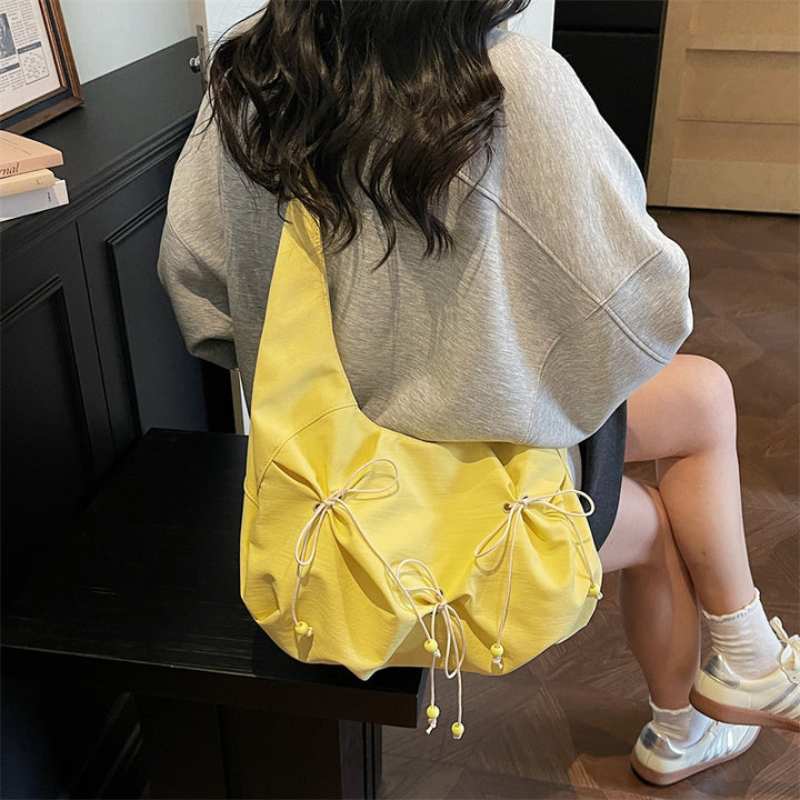 Fashionable Soft Fabric Slouchy Shoulder Bag