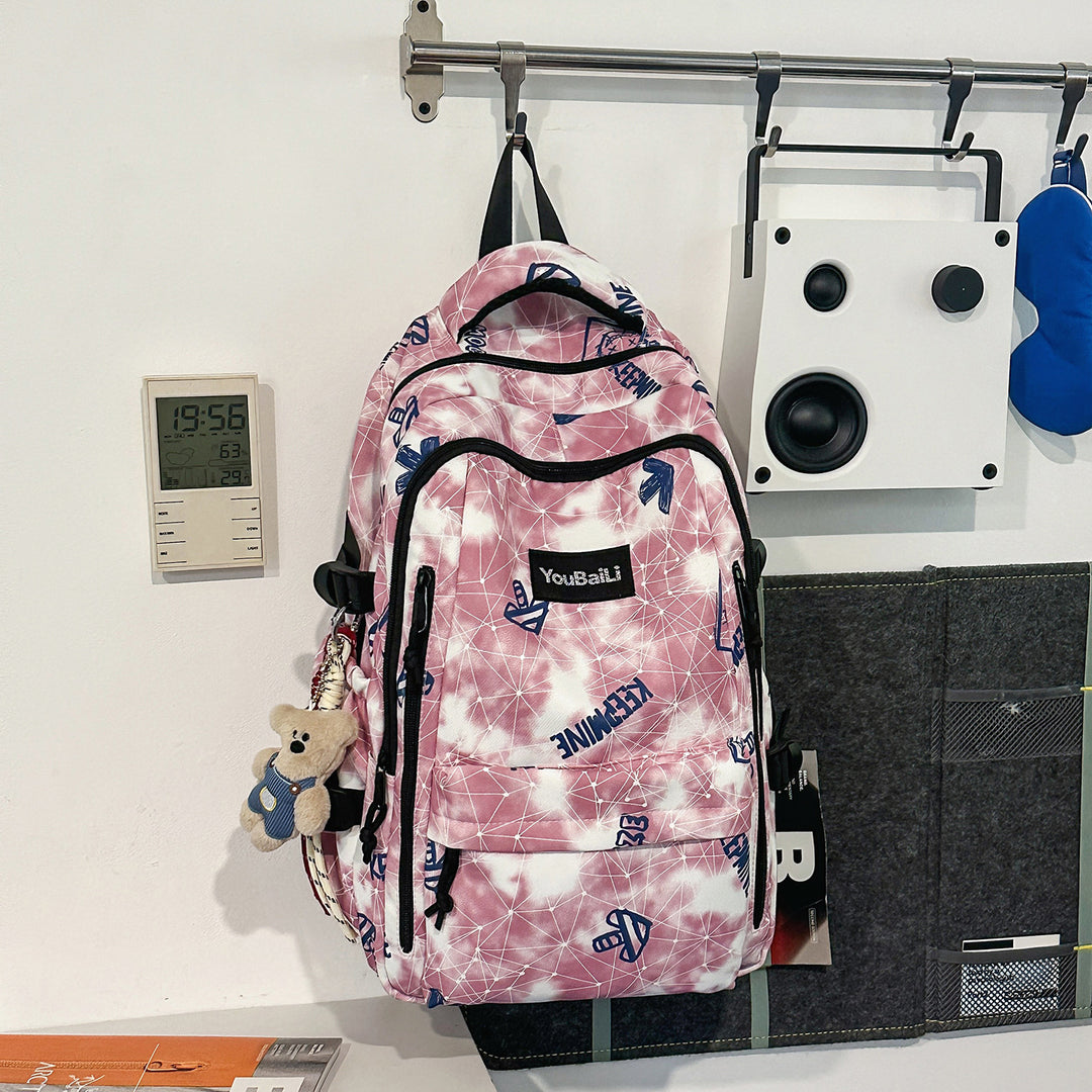 Trendy Patterned Backpack Kalsten