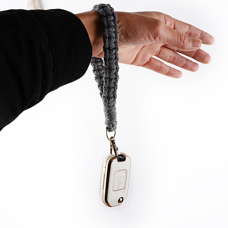 Handwoven Macrame Keychain Holder Kalsten