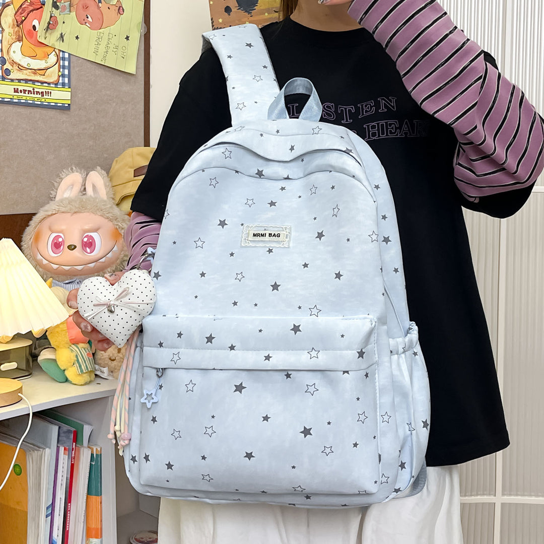 Star-Patterned Casual Backpack Kalsten
