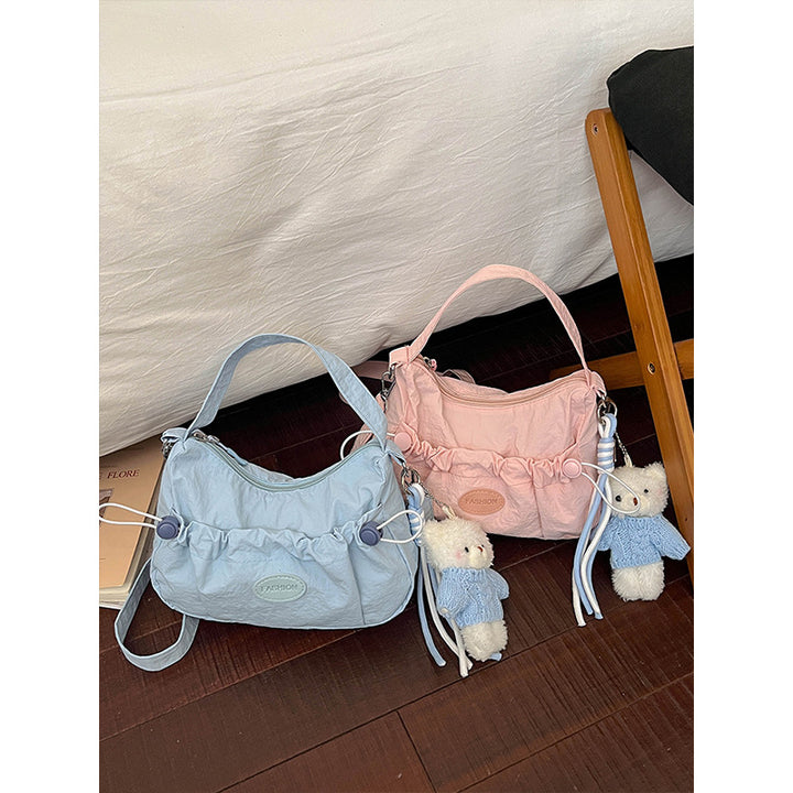 Casual Ruched Crossbody Bag