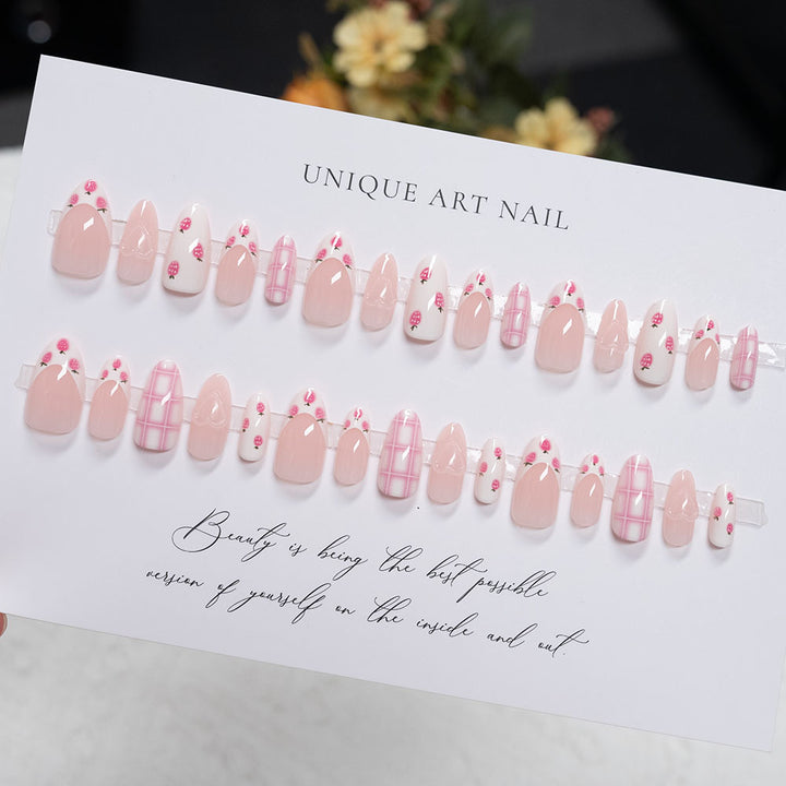 Floral-Inspired Acrylic Nail Art