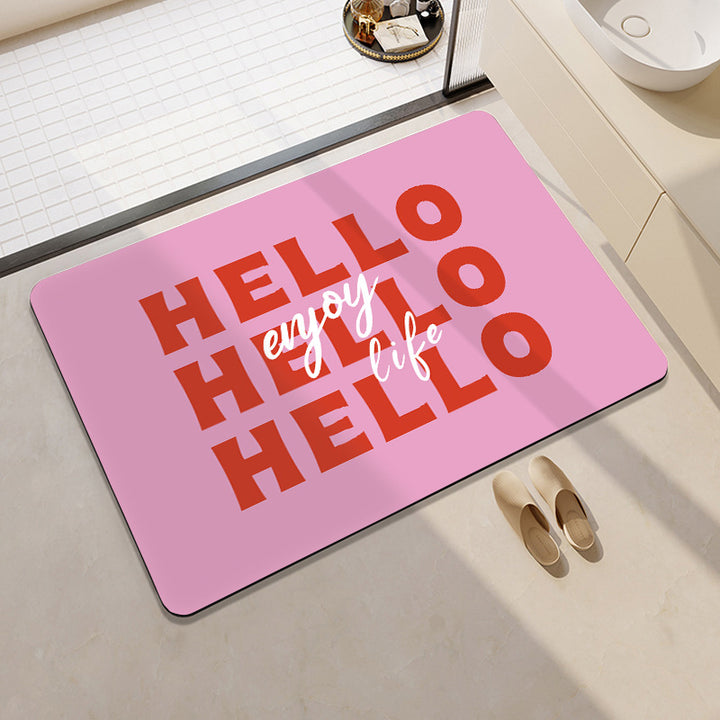 Fun-Themed Cartoon Bath Mat Kalsten
