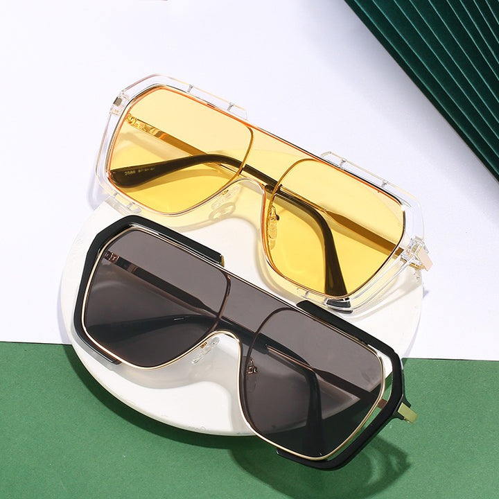 Statement Oversized Angular Sunglasses Kalsten