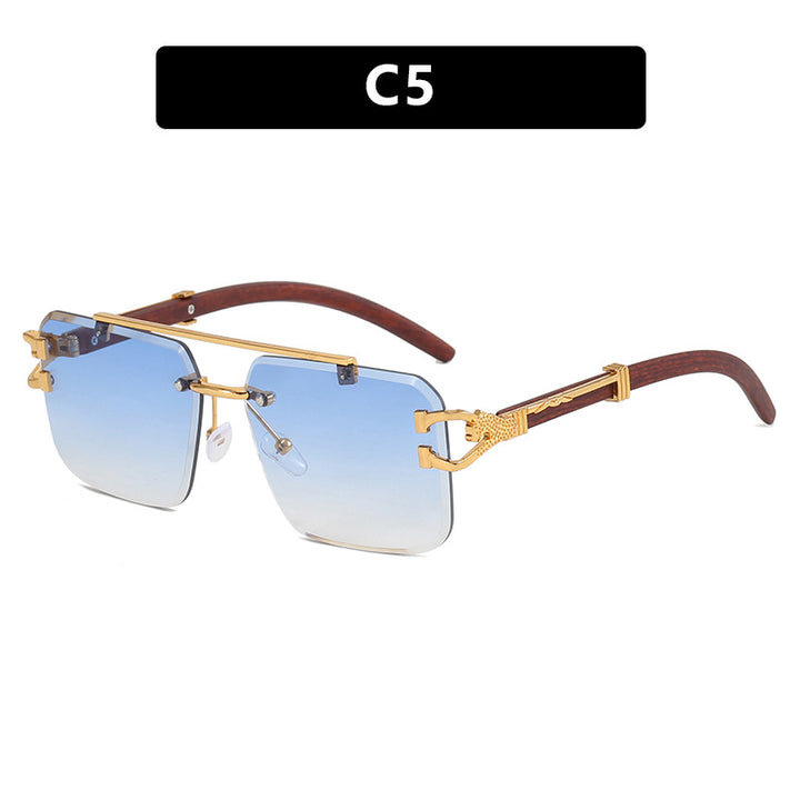 Women's fashionable glasses with innovative frame and luxurious wood detail Kalsten